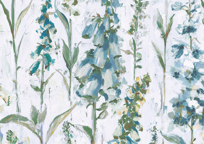 Cecelia, Blue Bird - Roller Blind - Image 6